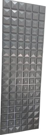 Imagem de Kit C/ 10 Placas Revestimento Parede Alto Relevo Painel 3d cobre 2,5m²  (VIENA CINZA) 