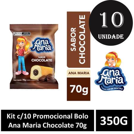 Bolinho Ana Maria Chocolate 70g