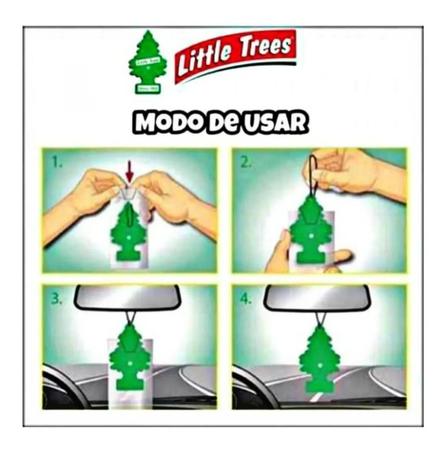 Imagem de Kit c/ 10 Unidades Littletrees Cheirinho Carro Aromatizante ambientes odorizador automotivo Original