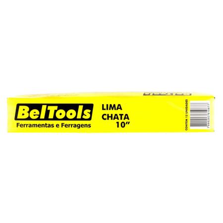 Imagem de Kit C/ 12 Lima Chata Bastarda 10 Pol Beltools