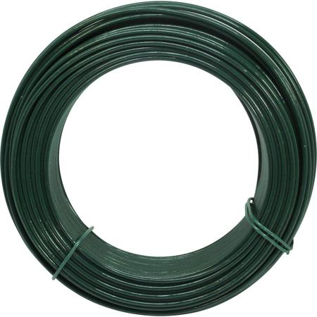 Imagem de Kit C/ 15 Arame P/ Tela Revestido Pvc 1kg Verde Bwg14 2,11mm