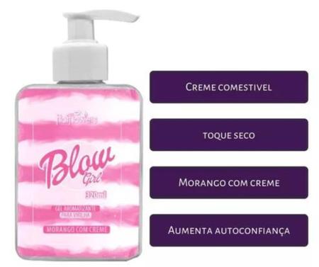 Imagem de Kit C/2 Blow Girl Gel Sexo Oral 320Ml Hot Flowers