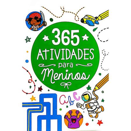 Kit 365 Atividades e Desenhos Para Colorir + Livro de Banho