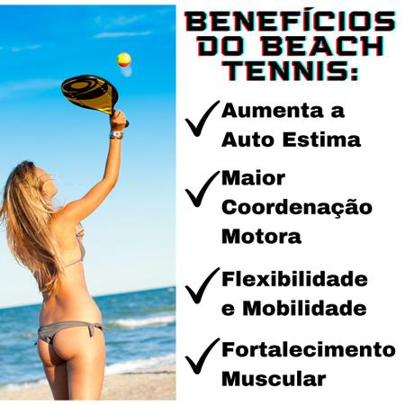 Kit C/2 Raquetes Beach Tennis/Tenis de Praia + 3 Bolas - Vollo - Bola de  Beach Tênis - Magazine Luiza