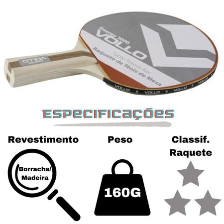 Kit 2 Raquete Tenis De Mesa Ping Pong Profissional + 3 Bola - BRA SPORT -  Kit Ping Pong - Magazine Luiza