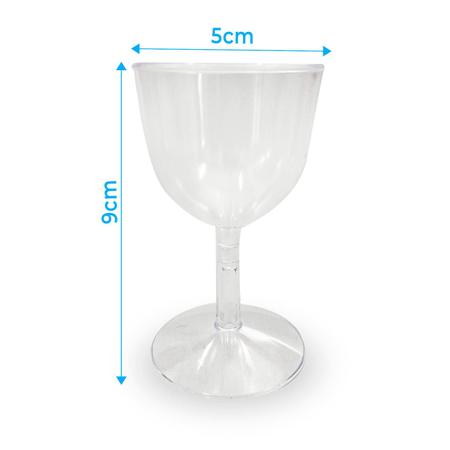 Kit C/20 Mini Taça Transparente 55 ml Festa Doces Sobremesas - LS Imagem de Kit C/20 Mini Taça Transparente 55 ml Festa Doces Sobremesas