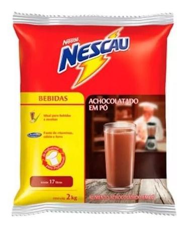 Imagem de Kit C/3 Achocolatado Em Pó Chocolate Nescau 2kg - Nestlé 