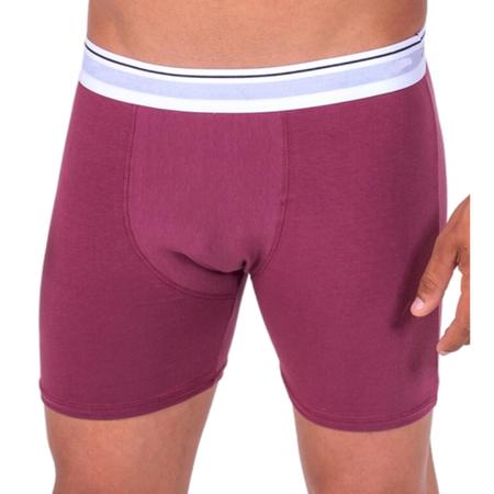 Imagem de Kit C/3 Cueca Boxer ALGODAO Masculino LONG LEG Box malha Revenda