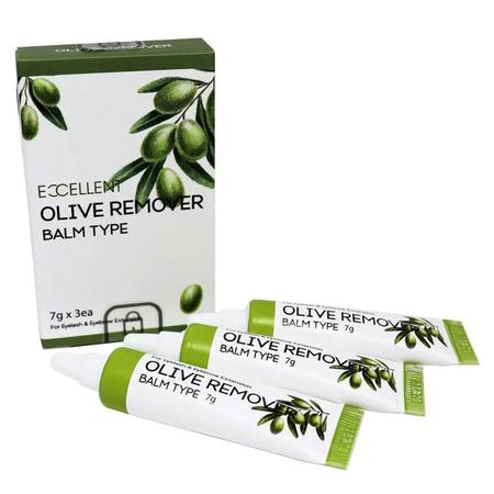 Kit C/ 3 Removedor Excellent Olive Na Caixa Original Balm Olive 7gr - Master Premium Imagem de Kit C/ 3 Removedor Excellent Olive Na Caixa Original Balm Olive 7gr