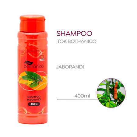 Imagem de Kit c/3 Shampoo Jaborandi Fortalecimento Tok Bothânico 400ml