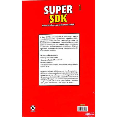 Almanaque Super Sdk: Os Mais Desafiadores Jogos De Lógica Sudoku +