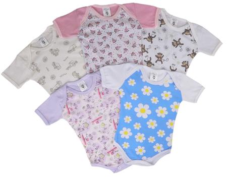 Imagem de Kit C/36 Body Bebê + Mijão Liso E Estampado Peças Roupa Bebê