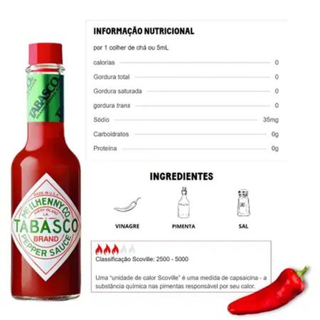 Imagem de Kit c/ 3und Molho de Pimenta TABASCO Original 60ml