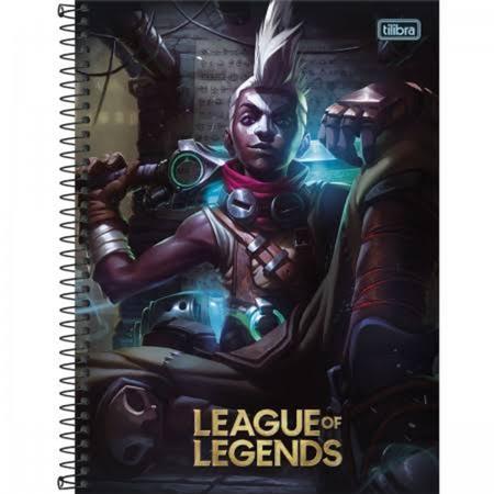 Caderno Tilibra Capa Dura Universitário League Of Legends 1M 80 Fls 309460  28194