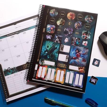 Caderno Tilibra Capa Dura Universitário League Of Legends 1M 80 Fls 309460  28194