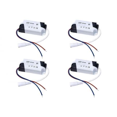 Imagem de Kit C/4 - Driver Reator Fonte para Led Com Conector 48W A...