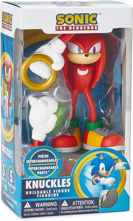 Kit c/ 5 Bonecos Action Figure Sonic The Hedgehog c/ acessórios - Just Toys