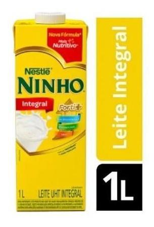Imagem de Kit C/6 Leite Integral Nestlé Ninho 1l