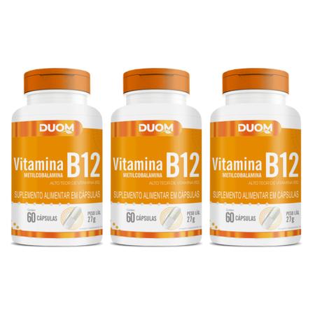 Imagem de Kit C3 Força Vitalidade Vitamina B12 Metilcobalamina - Duom