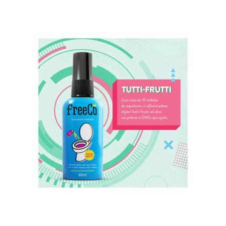 Imagem de Kit C4 Odorizador FreeCo Tutti Frutti Sanitário Free Brands