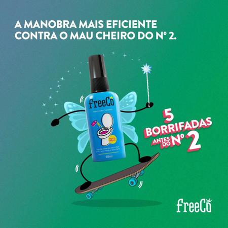 Imagem de Kit C4 Odorizador Sanitário FreeCo 60ml  Free Brands