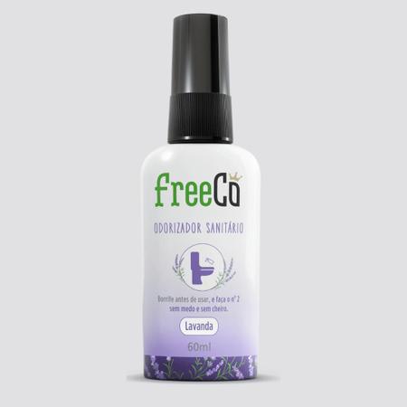 Imagem de Kit C4 Odorizador Sanitário FreeCo 60ml  Free Brands