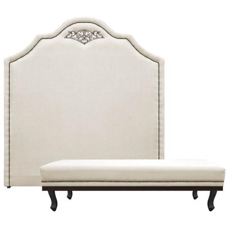 Kit Cabeceira e Calçadeira Solteiro Orlando P02 90 cm para cama Box Sintético - ADJ Decor Imagem de Kit Cabeceira e Calçadeira Solteiro Orlando P02 90 cm para cama Box Sintético - ADJ Decor