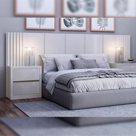 Cabeceira Para Cama Casal Queen King 3,00m 100% MDF Dalla Costa