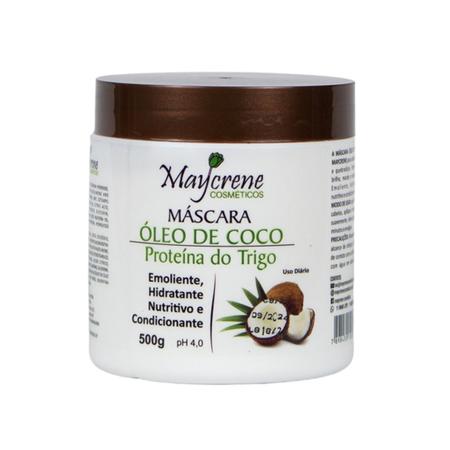 Kit 3 Shampoo Para Cabelo Cacheados Óleo Coco 500ml Maycrene