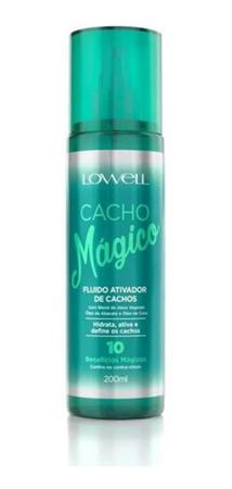 Imagem de Kit Cacho Mágico Shampoo Creme Modelador 500Ml Fluido 200Ml