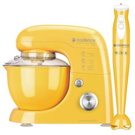 Imagem de Kit Cadence Colors Amarelo - Batedeira e Mixer