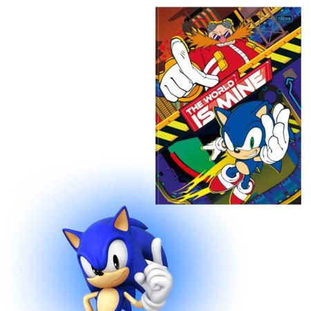 Álbum para Colorir Sonic 8 Folhas - Sonic - Escolar, Aprender e Colorir -  Tilibra