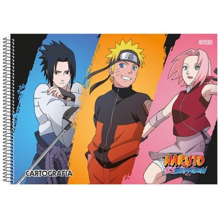 Kit 5 Cadernos Naruto Shippuden + Caderno Desenho Naruto - SD - Caderno de  Desenho - Magazine Luiza