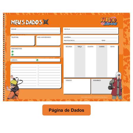 Caderno de Desenho 60fls Capa Dura Naruto 2023 Escolar São Domingos CP1 -  Loja Kento - Papelaria, material para escritório e informática.