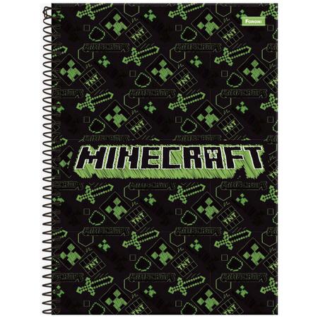 Caderno de desenho MineCraft