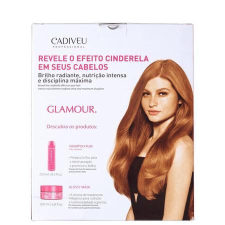 Imagem de Kit Cadiveu Glamour Glossy Rubi Duo (2 Produtos)