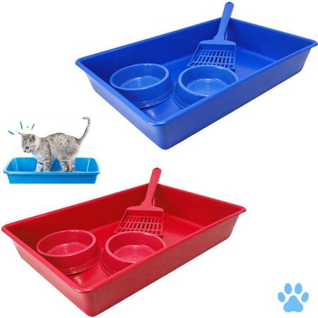 Kit 02 Caixas de Areia para Gato - Plumas e Penas Pet