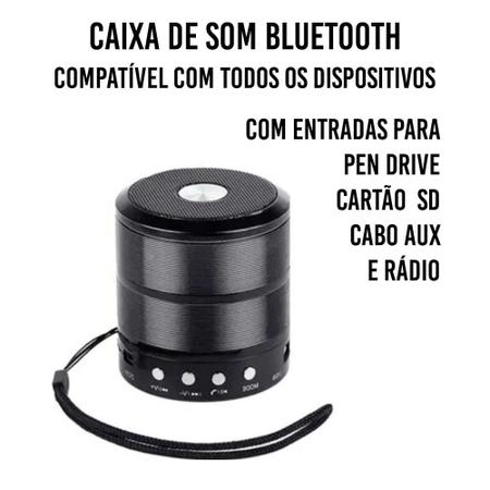 Imagem de Kit Caixa de Som Bluetooth + Capinha Samsung A13 4G + Película 9D