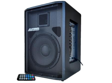 Imagem de Kit caixa som ativa passiva 12" 500w datrel tripé mesa bt