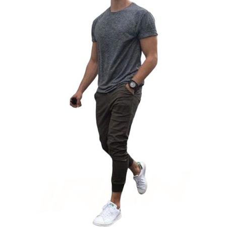 Imagem de Kit Calça Jogger + Camiseta Camisa Casual Look Style Masculina 167