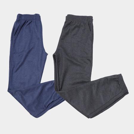 Imagem de Kit Calças Moletom Jogger Three Hands Básicas 2 Peças Masculina