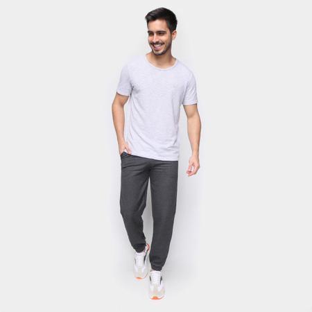 Imagem de Kit Calças Moletom Jogger Three Hands Básicas 2 Peças Masculina