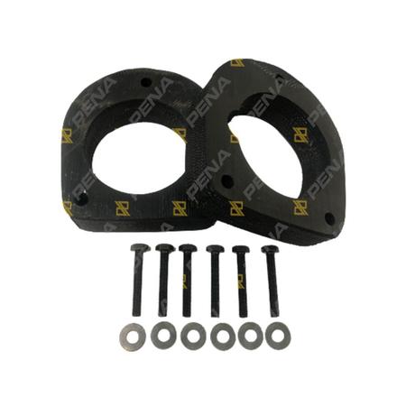Kit Calço Mola Dianteira Fiat Doblô 2010 2011 Altura 3,2 CM - PENA BORRACHAS Imagem de Kit Calço Mola Dianteira Fiat Doblô 2010 2011 Altura 3,2 CM