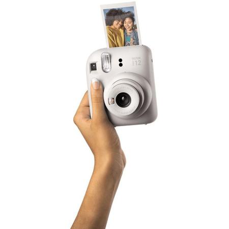 Imagem de Kit Câmera Instantânea FujiFilm Instax Mini 12 Branco Marfim com Bolsa e Pack 10 Filmes