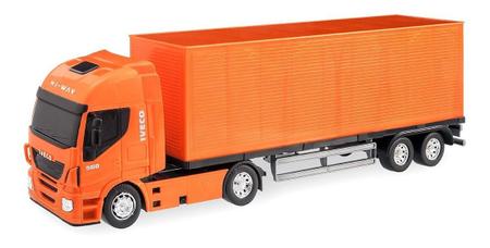 Caminhão Carreta de Brinquedo Iveco Hi-Way Miniatura com Caçamba Basculante  - Lojas Monte Cristo