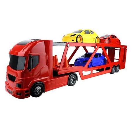 Brinquedo Caminhão 360 Pollux Com Carreta E Cavalos – Shopping Tudão