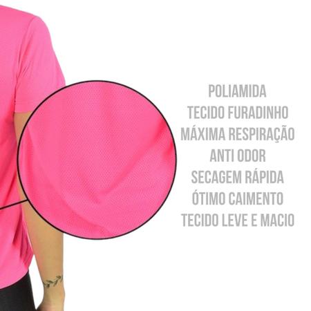 Imagem de Kit Camiseta blusinha DRY tecido furadinho + Calça Legging REDINHA Academia Corrida Feminina 627