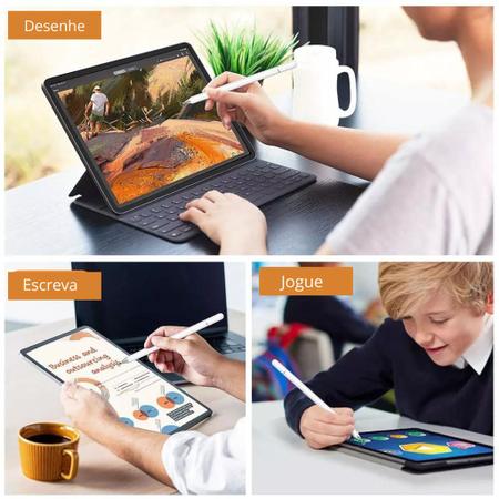 Kit Caneta Pencil Touch P Tablet Universal com Luva Palm Rejection E Ponta - Stylus Imagem de Kit Caneta Pencil Touch P Tablet Universal com Luva Palm Rejection E Ponta