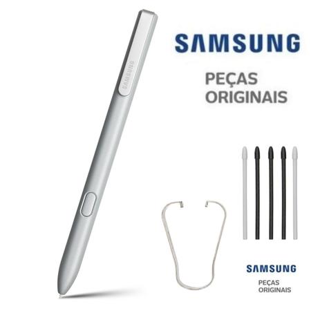 Imagem de Kit Caneta +Pontas Samsung Galaxy Tab S3 T825 Original Prata