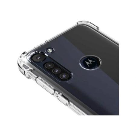 Imagem de Kit Capa Anti Impacto + Pel. de Vidro 3D p/ Moto G8 Power